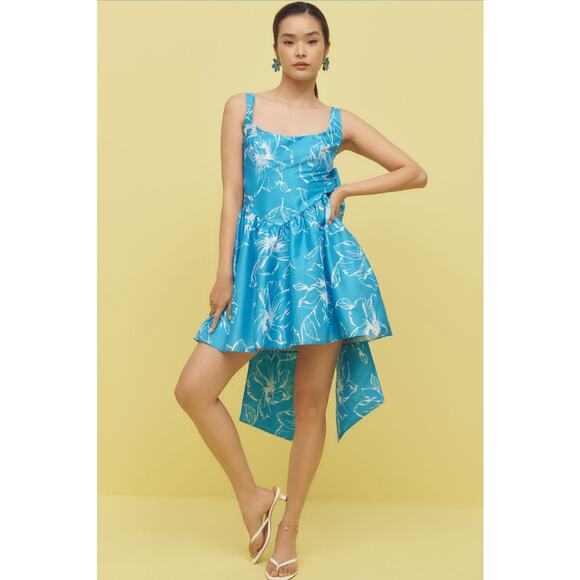 princess polly baby blue dress Princess Blue Tulle Prom Dress,Off The Shoulder Prom Dress with Appliques,Girl Party Dress PD00128, US8 / Royal Blue main image 0